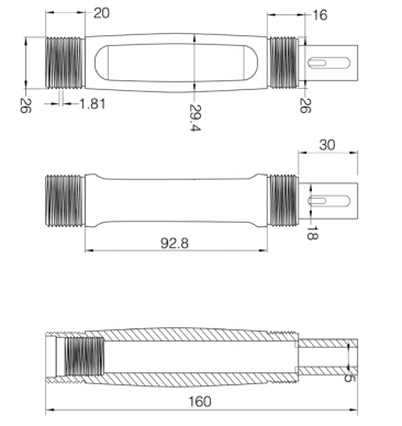 Medidor de ec e sensor de auga